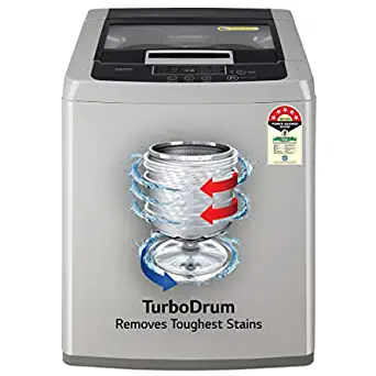 LG 顶揭式洗衣机，配备 TurboWash